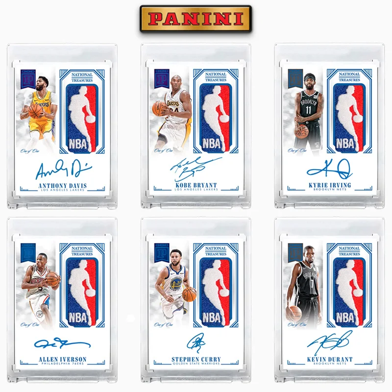 

Panini National Treasures Nba Logoman Kobe James Curry Irving Durant Diy Homemade Basketball Star Jersey Trading Cards Gift