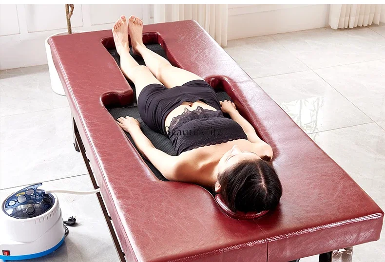 Whole Body Beauty Salon Special Traditional Chinese Medicine Fumigation Sweat Steaming Bed Smoke-Free Household