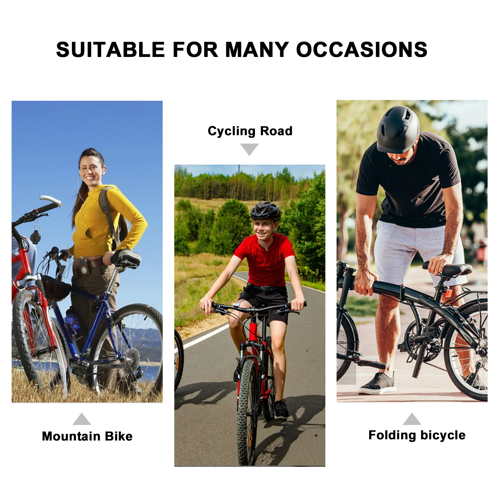 

Pedal Extender Bike Adapters Water Proof Folding Aluminum Alloy Spacer Extension
