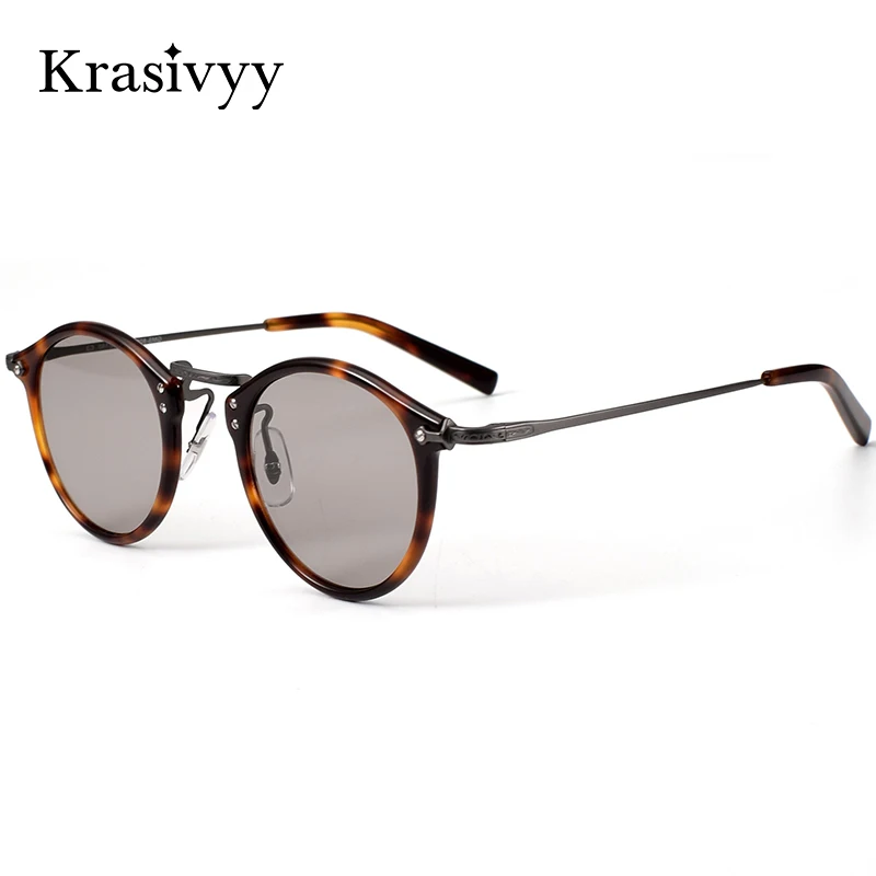 krasivyy-レトロラウンドドライビングサングラス女性チタン超軽量アセテートナイロンサングラス男性ブランド反射防止-uv-メガネ