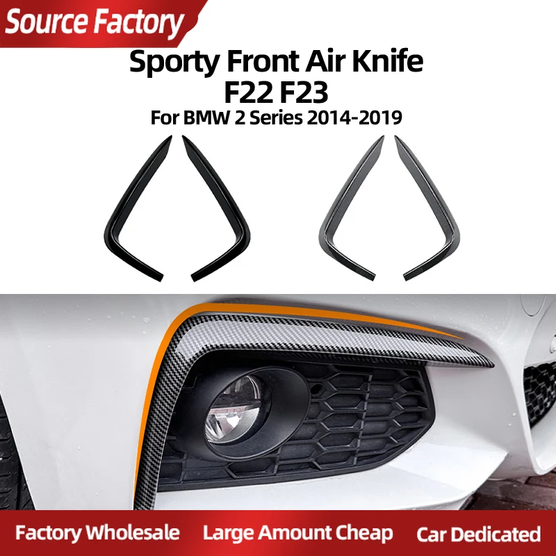 

Спойлеры с крыльями для BMW 2 серии F22/F23 Sport 2015 2016 2017 2018 2019, наклейка на переднее лобовое стекло, аксессуары для модификации автомобиля