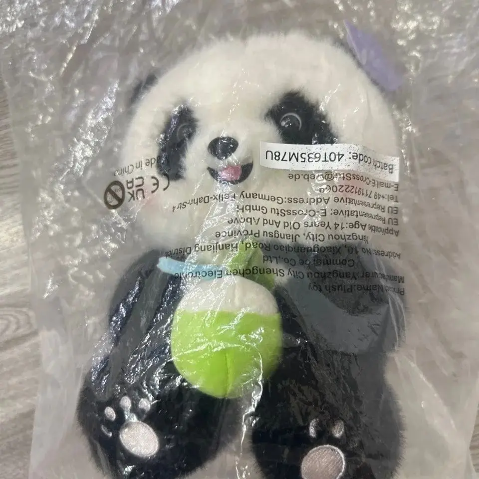 

Sunny Panda Plush Toys Chubby Fluffy Swim Hamburger Coconut Ice Cream Panda Doll Happy Vocation Companion Kids Birthday Gift