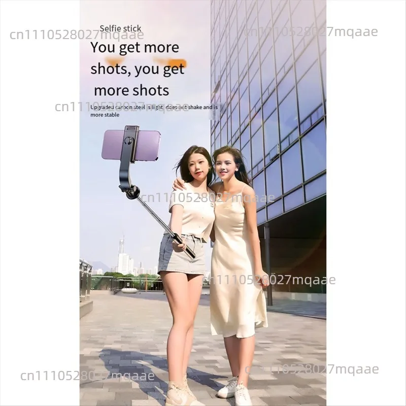 for AU41-1.7M Bluetooth Selfie Stick Anti-Shake Mobile Phone Gimbal Stabilizer Foldable Monopod for Mobile Live Broadcast