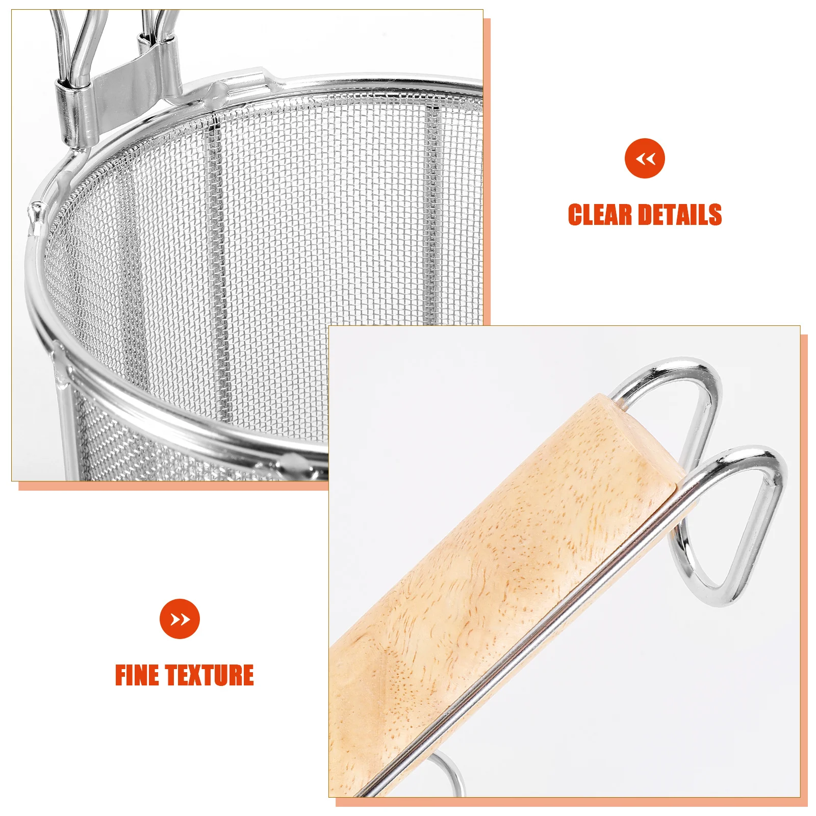 

High Quality Spaghetti Strainer Spoon Stainless Steel Perforated Hole Design Comfortable Handle Kitchen Noodle Strainer