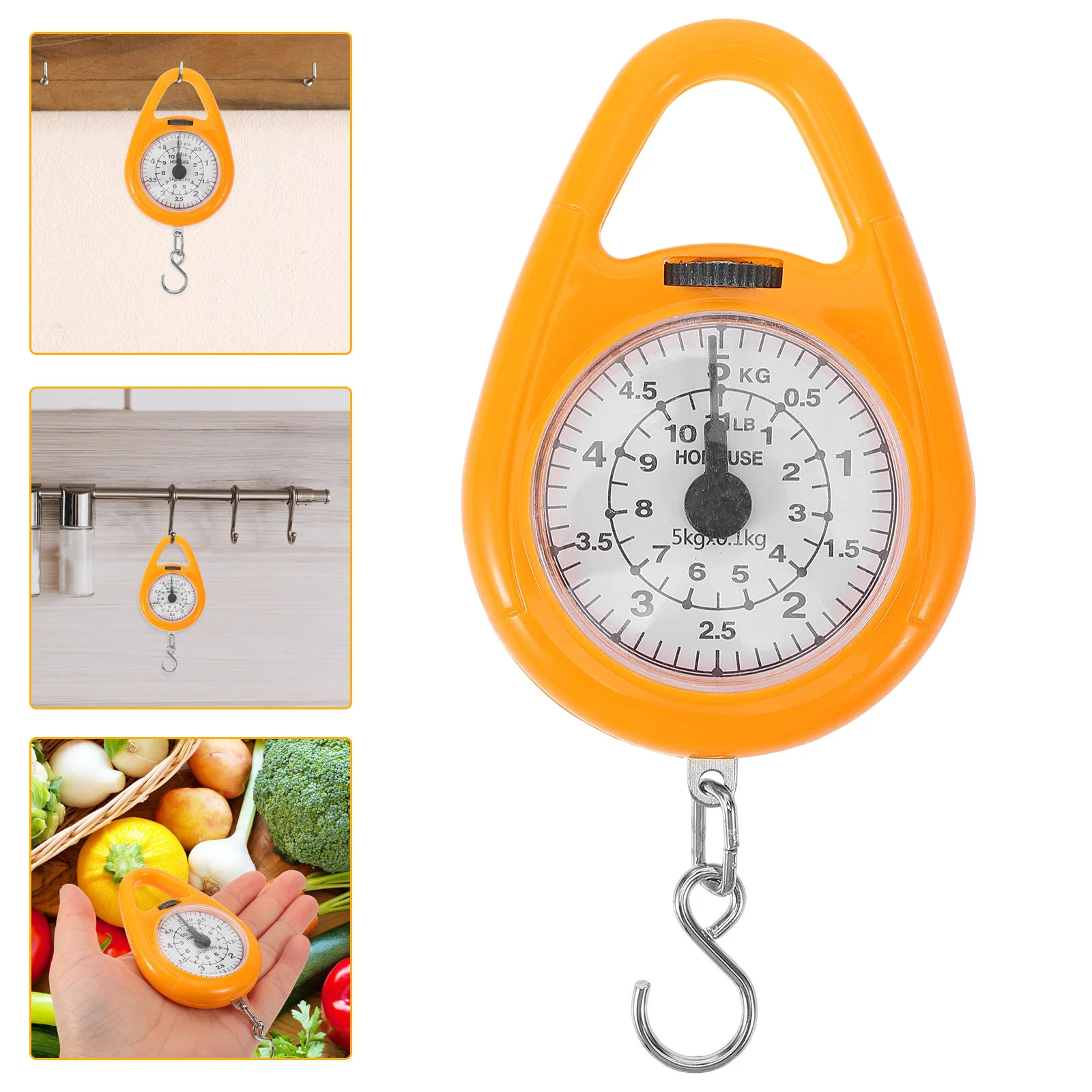 Spring Balance Suitcase Scale for Travel Weight Scales Suitcases Hanging Luggage Portable Bathroom Digital Mini Weighing