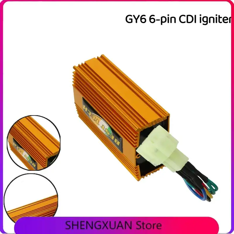 Brand-new Gold Racing No speed limit  6Pin Racing DC CDI for CG125 150 200 250cc Dirt Pit Bike ATV Quad Buggy