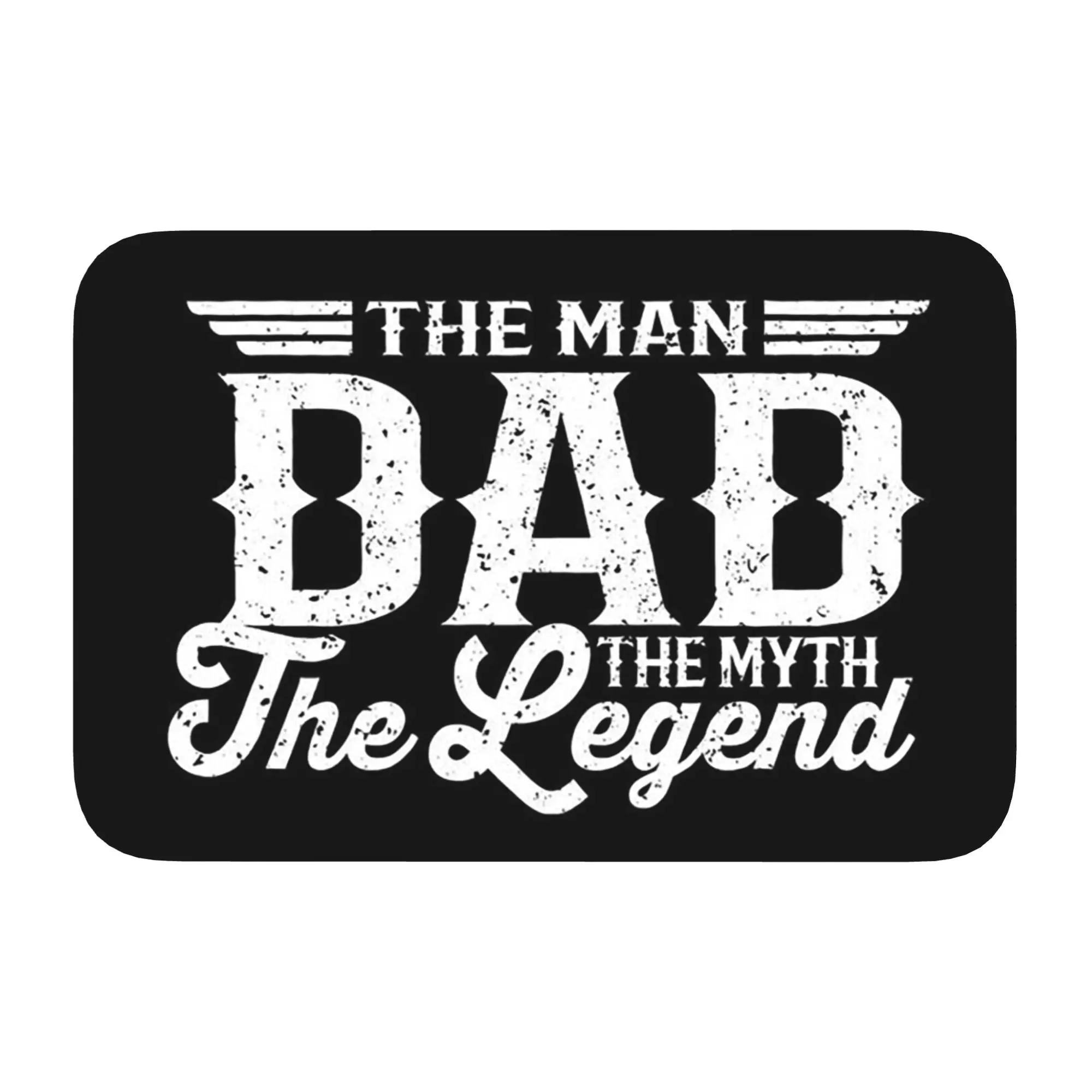 Dad The Man The Myth Grill Master legend Doormat Absorbent Mat Carpet Rug Kitchen Entrance Home Floor Mat for Footpad Mats
