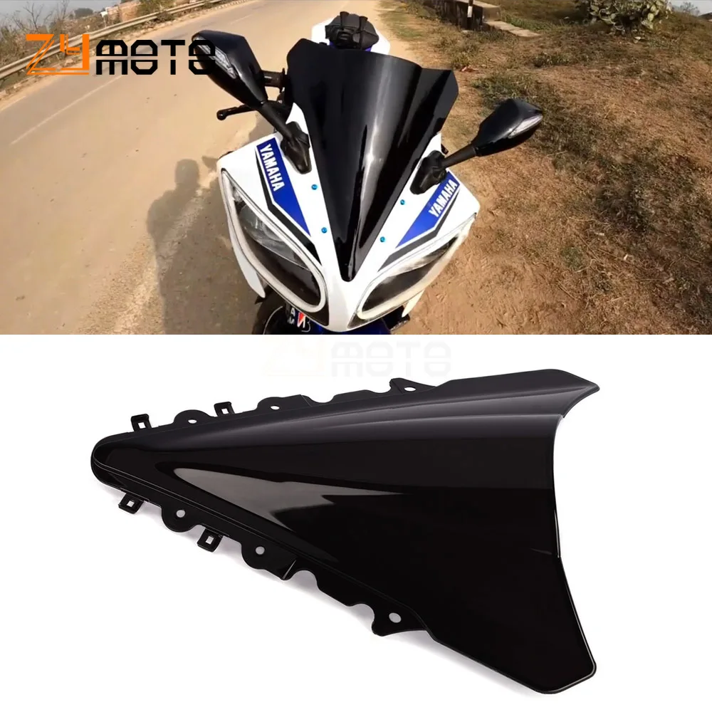 

Motorcycle High quality Double Bubble Windshield WindScreen For Yamaha YZFR15 YZF-R15 YZF R15 2014 2015 2016 Wind shield Screen