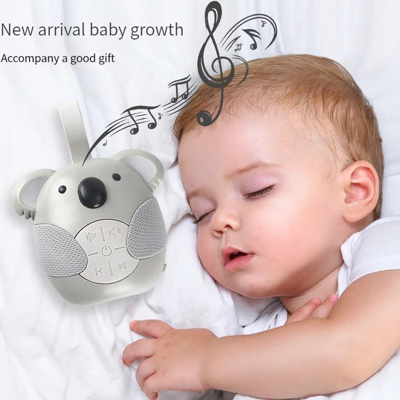 Portable White Noise Machine Baby Soother with 5 Light Music for Toddlers Timed Shutdown Sleep Sound Machine