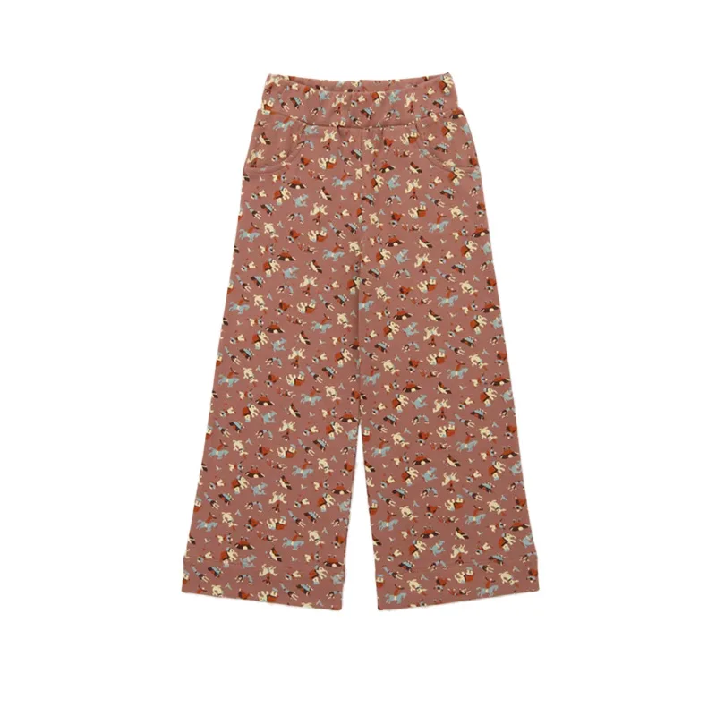 Kinder T-Shirt Herbst MP Mädchen süße gebundene langärmelige Basisschicht Home Wear und lange Hosen Set Mädchenkleidung