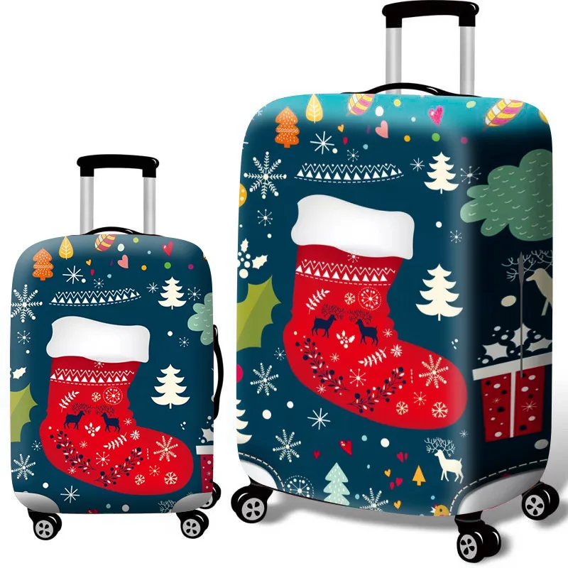 Ty Christmas Bagage Cover Stretch Stof Stofbeschermer Koffer Dekking Geschikt Voor 18-32in Reisaccessoires