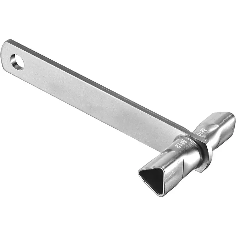 

ABGH-M12 Треугольный ключ для ключей, двойной размер M12/M10, барьерные стойки для ключей пожарной бризки, ключ для столбика