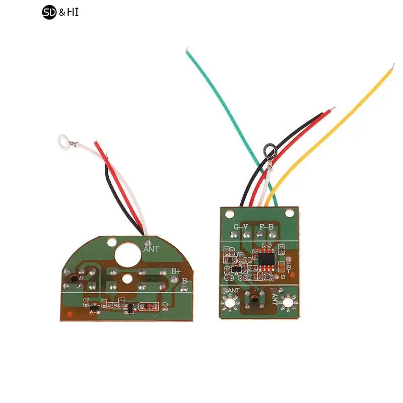 2CH 4CH RC Remote Control 27MHz Circuit PCB Transmitter and Receiver Board with Antenna Radio System rc Car Accessories