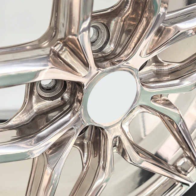 20-21 بوصة قسط مصقول البرونزية سبائك الألومنيوم محور عجلات مزورة 5*120 تصميم متعدد المتحدث 35 مللي متر ET لسيارات الركاب جديد #3