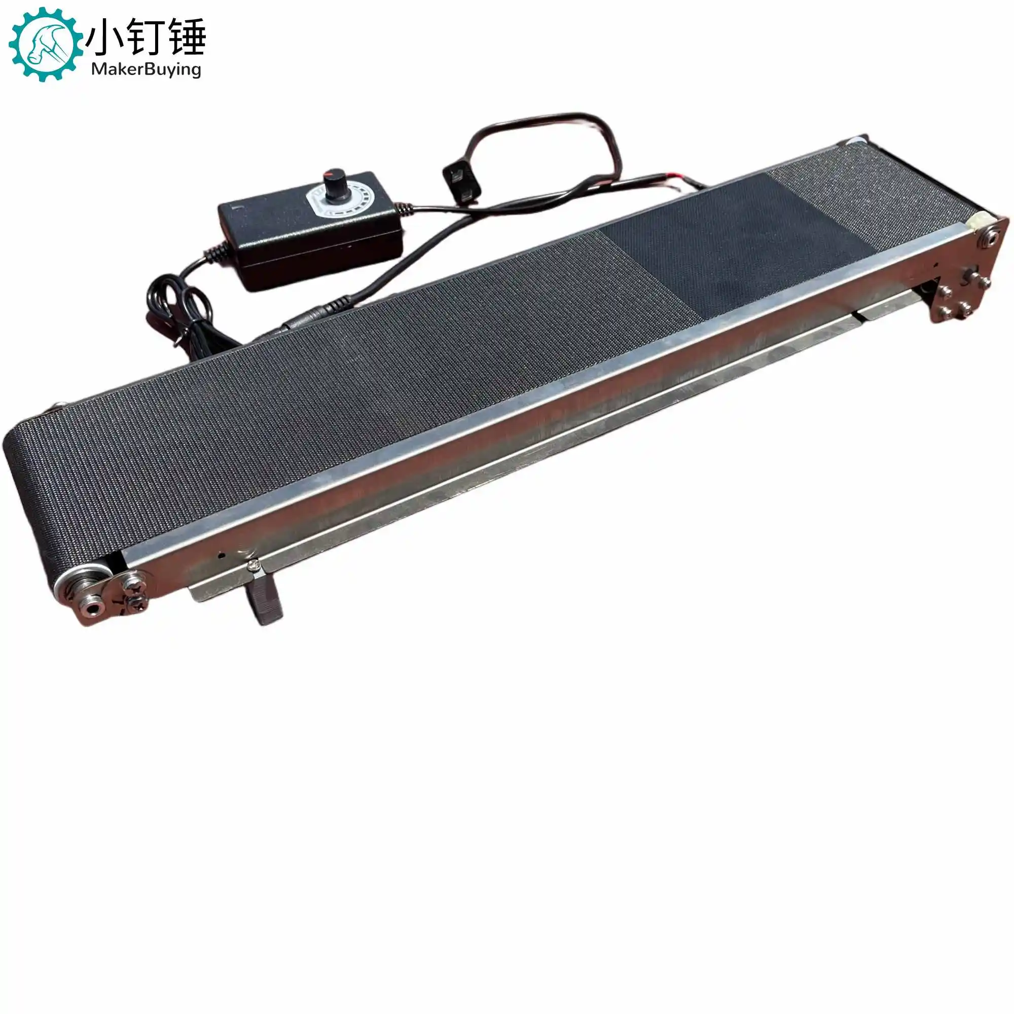 الفولاذ المقاوم للصدأ سطح المكتب الصغيرة الناقل آلة بيع الحزام البضائع المسار 24 فولت تنظيم السرعة الغذاء الصف بولي يوريثين البولي يوريثين