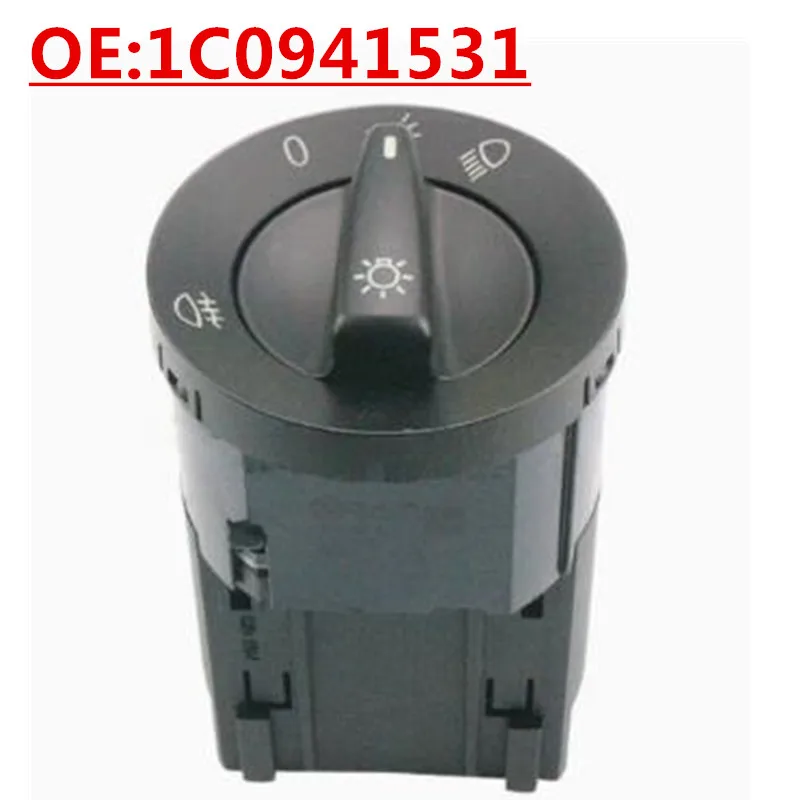 

OE:1C0941531 Headlight control switch Fog light switch For VW Jetta MK4 Bora Golf Passat 5 Beetle , 6+7 Pins