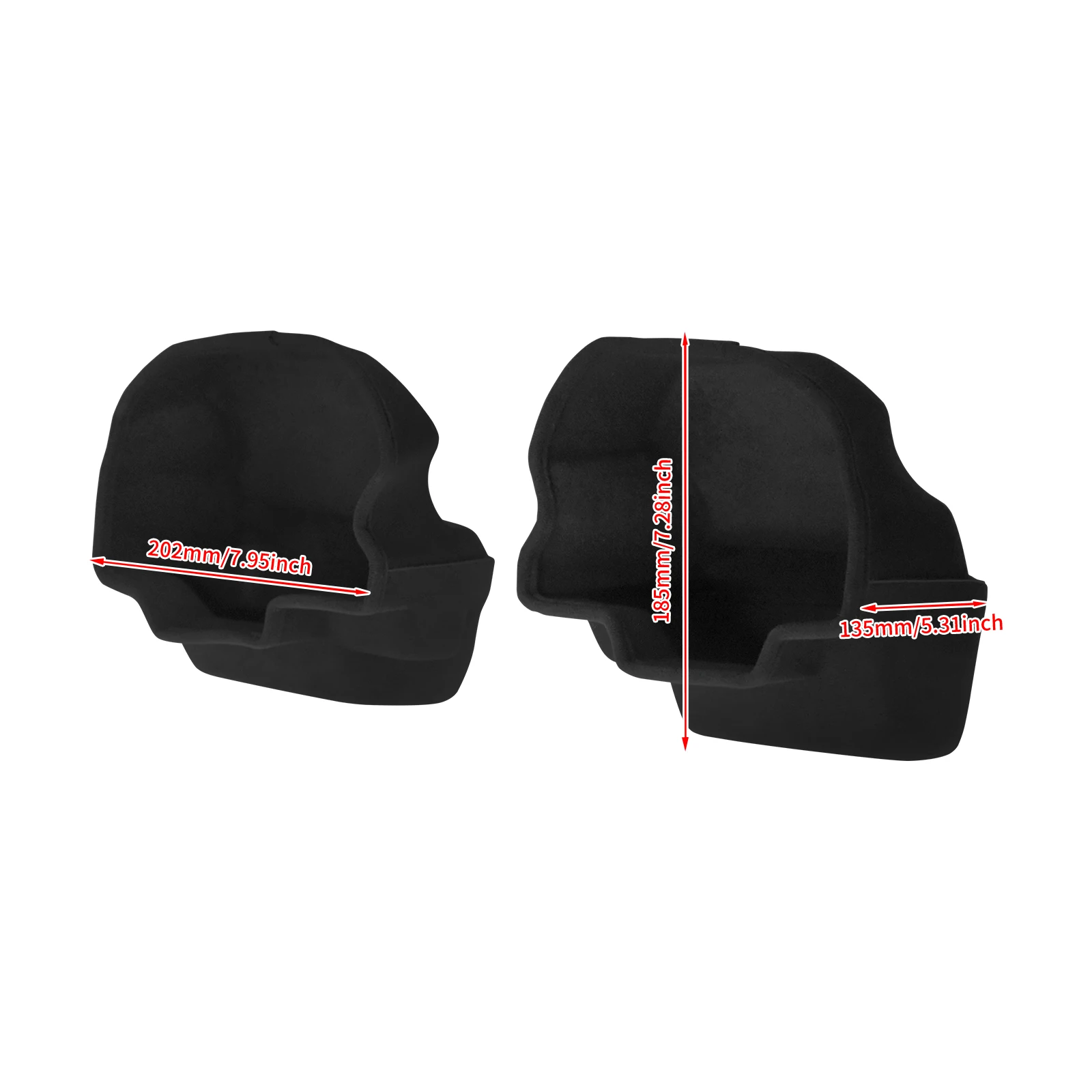 2 قطعة هدية دراجة نارية السفلى المجهزة صندوق القفازات بطانة عدة ل هارلي بجولة إلكترا شارع الإنزلاق الطريق الملك FLHR FLHT 1983-لاحق #6