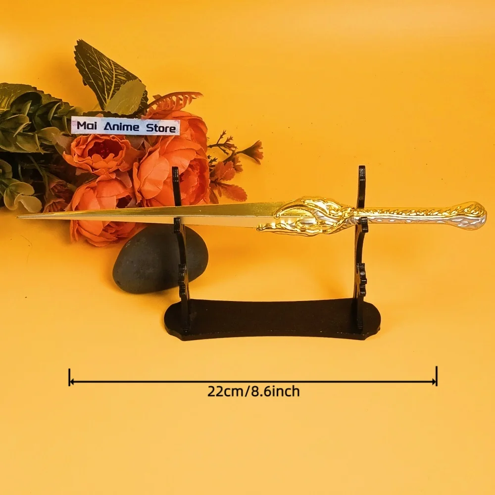 8.6 pouces Baggins anneau Katana réel japonais Katana Glamdring Narthil anneau Aragorn épée métal Ninja couteau épée non pointu jouet cadeau