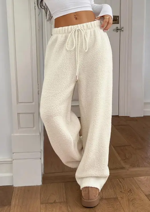 2025 خريف/شتاء جديد أزياء نسائية نمط غير رسمي بلون مستقيم السراويل Undercover الملابس النسائية