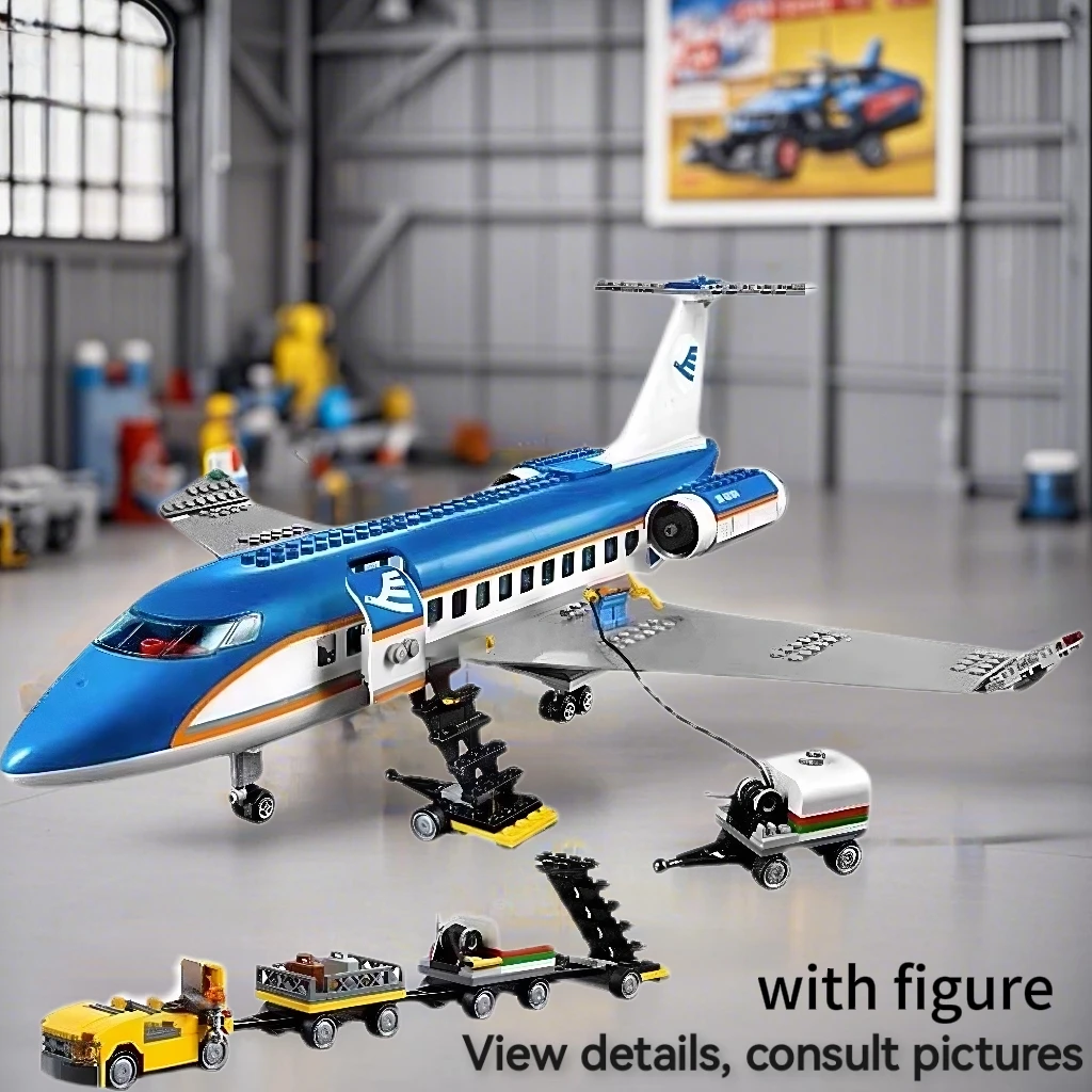

Space Shuttle Gift City Series Manned Airport Passenger Terminal Aircraft Building Blocks 718PC Birthday Christmas Gift