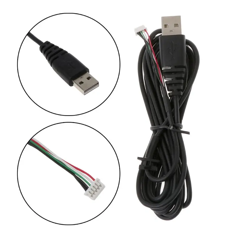 Kabel Pengganti Mouse DN59 untuk Aksesori Mouse Seri Rival 300 Lembut Tahan Lama