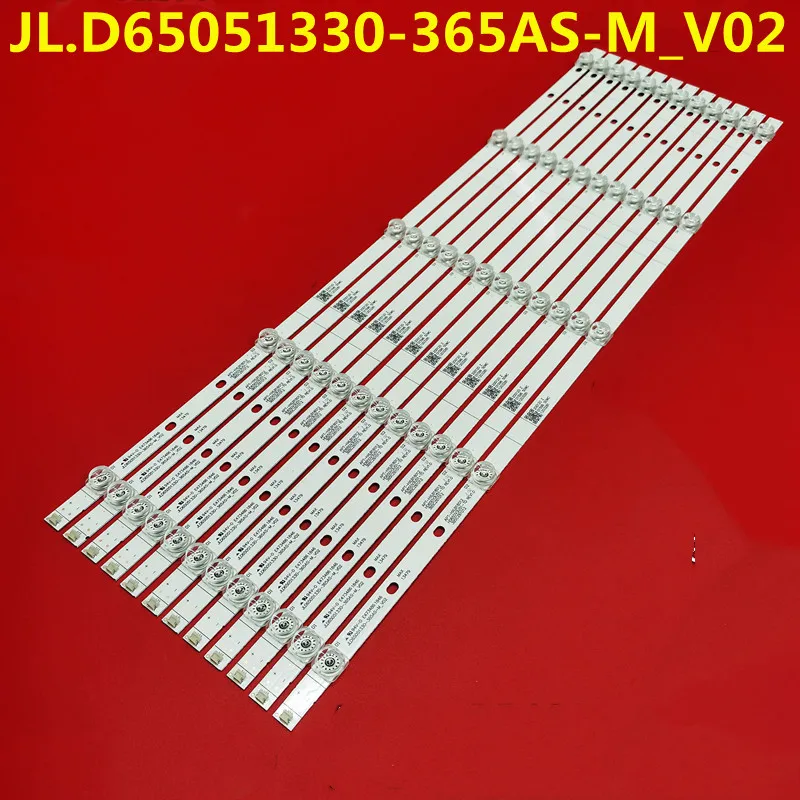 

12PCS LED Strip For JL.D65051330-365AS-M_V02 H65E3A HZ65AS5 H65A65E H65A66E H65A68E LC-65Q7300U 0U LC-65Q7330U LC 65Q7370U