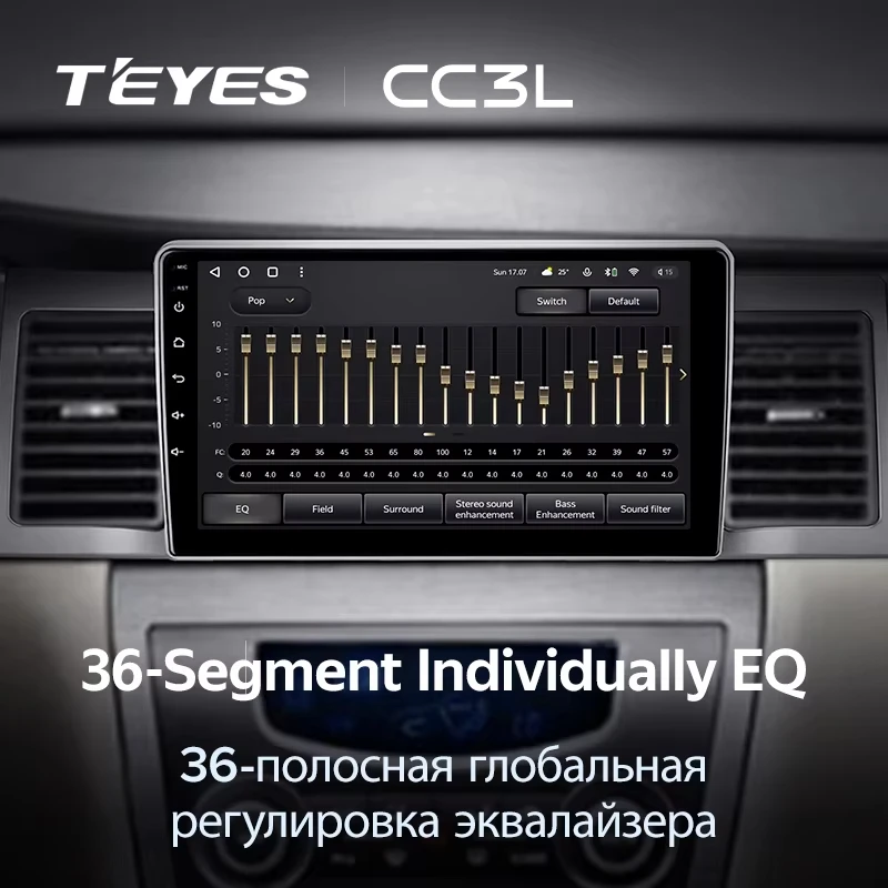TEYES CC3L WIFI for Geely SC7 2011 - 2015 Car Radio Multimedia Video Player Navigation Stereo GPS Android No 2din 2 Din DVD view 3