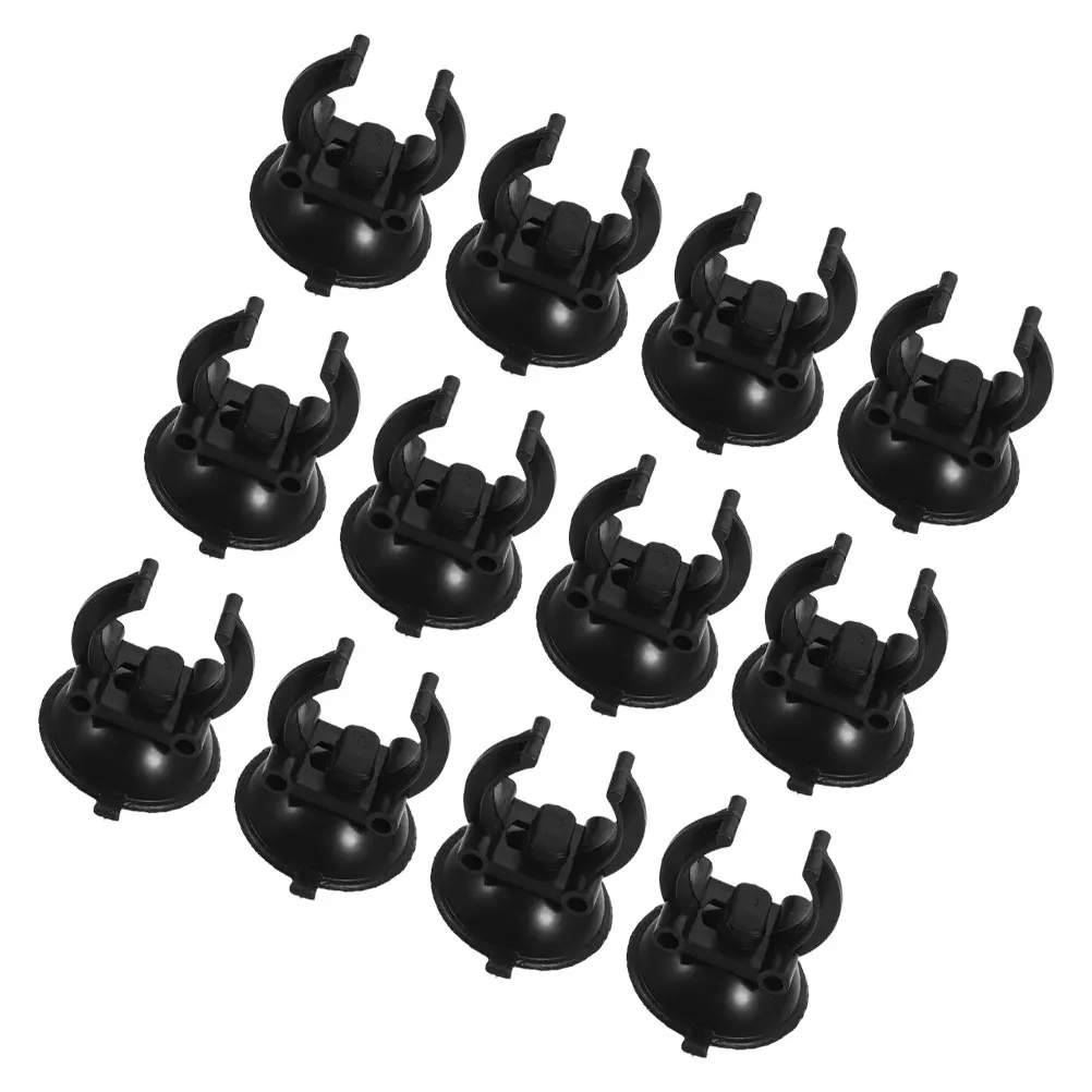 

14 pcs Aquarium Suction Cup Clamps Fish Tank Hose Holder Glass Abs Material Easy Installation Secure Reliable Versatile Use