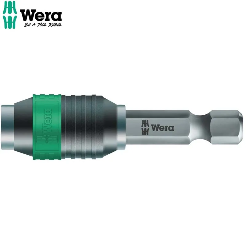 wera universal bit holder com mecanismo de travamento automatico rapidaptor mecanismo de pressao operacao simples 889 k sb 05052502001 01