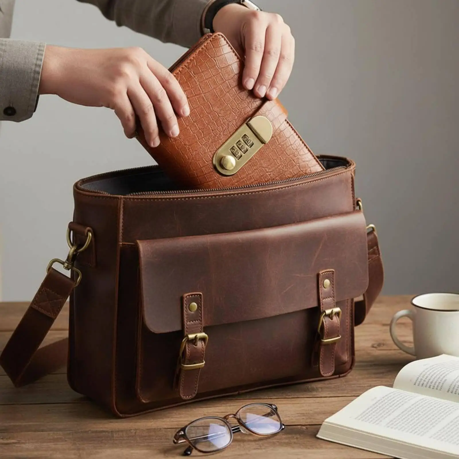 red-faux-leather-money-book-with-combination-lock-for-cash-savings-and-receipt-storage