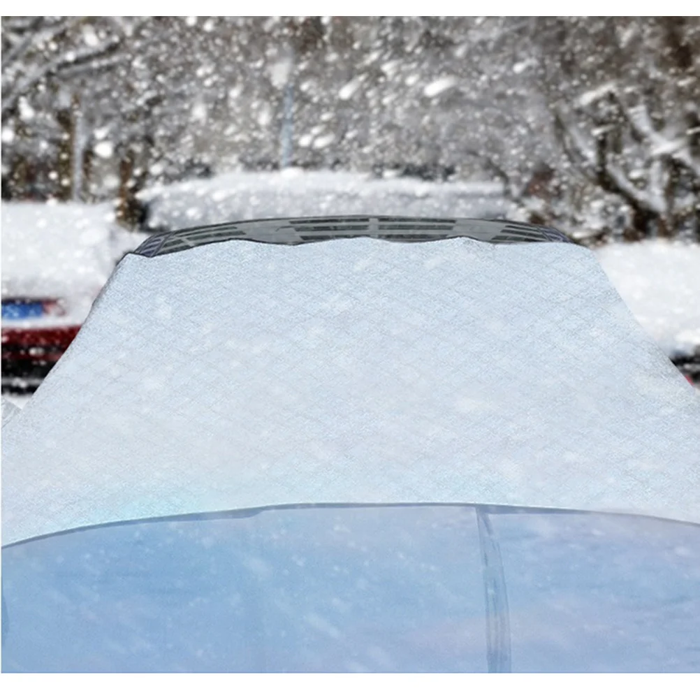 

Car Windshield Cover 5-Layer Thickened Sunproof Waterproof Anti-Scratch Windproof Hook Reflective Stripe Outdoor