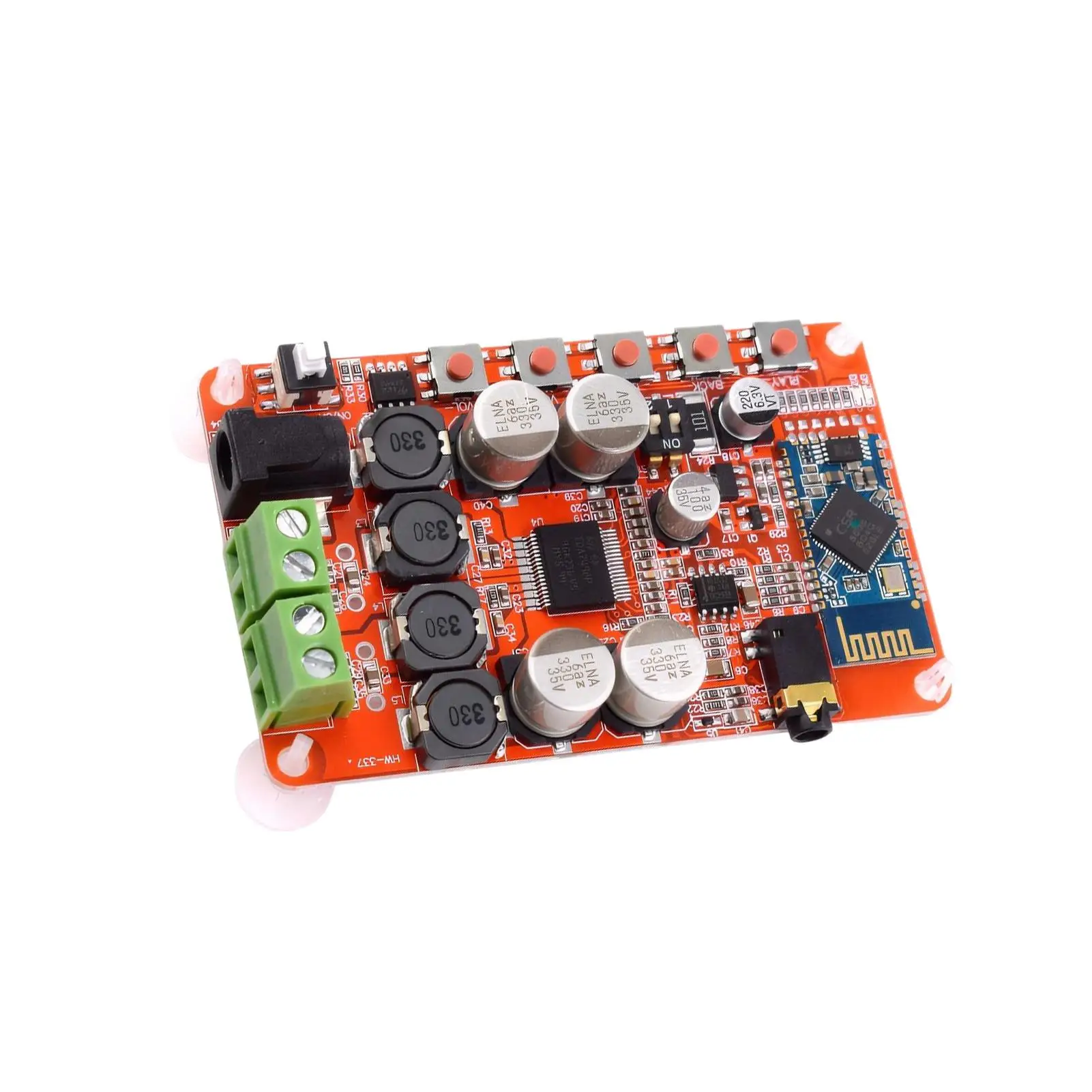 TDA7492P 50W+50W 2 Wireless Bluetooth 4.0 Audio Receiver Digital Amplifier Board AUX CSR4.0 Bluetooth Foramplifier Board