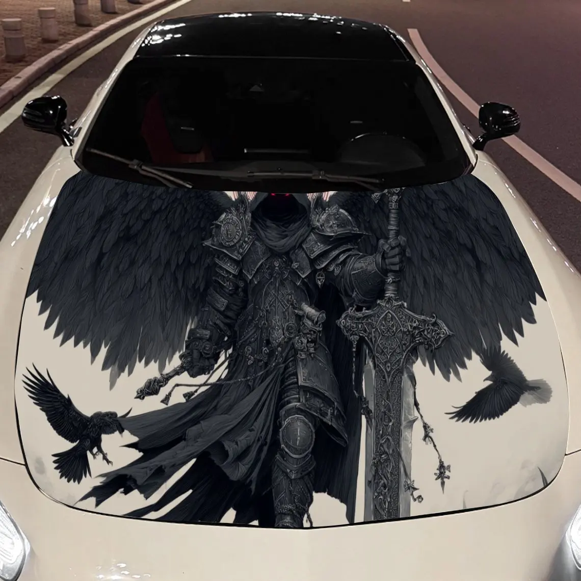 

Наклейки на капот автомобиля «Таинственная смерть» — самоклеящаяся, водонепроницаемая и прочная виниловая пленка, украшение и защита вашего автомобиля, подходят для Al