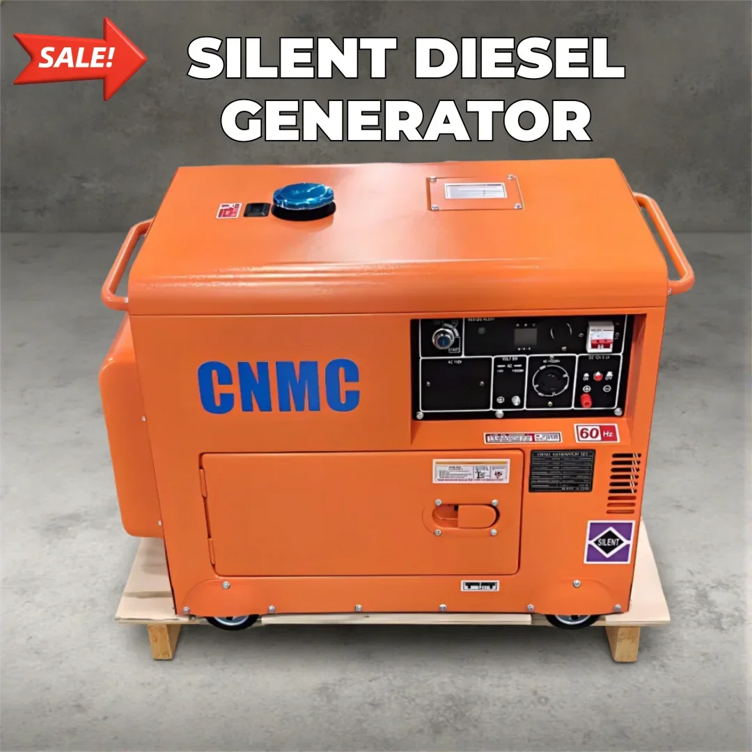 CNMC 3KW 5KW 7KW 8KW 10KW Silent Diesel Generators 110V 220V 380V generator diesel CE Certified generators for home electricity