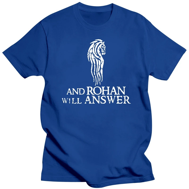 Gondor Calls For Aid And Rohan Will Answer Simple Text Everyone Gift Black Men And Women T Shirt S-6XL