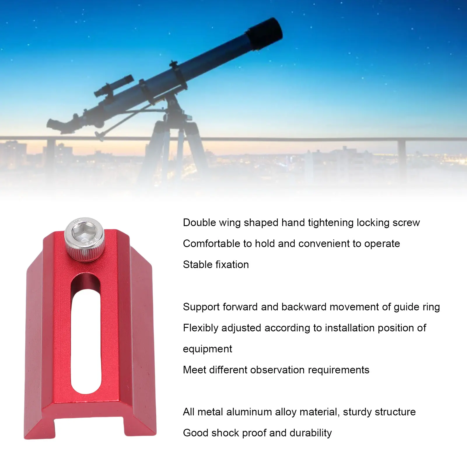 Placa de riel de cola de milano, placa de riel de cola de milano, buscador de telescopio óptico, Base para teléfono inteligente, soporte de montaje expandible con rosca de 1/4 pulgadas