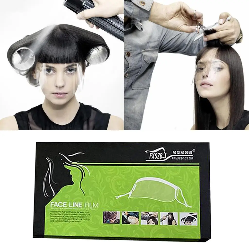 5 Visors โปร่งใสสําหรับ Salon Barber Hairspray ตัดผมถาวรหน้าผาก Eyes &