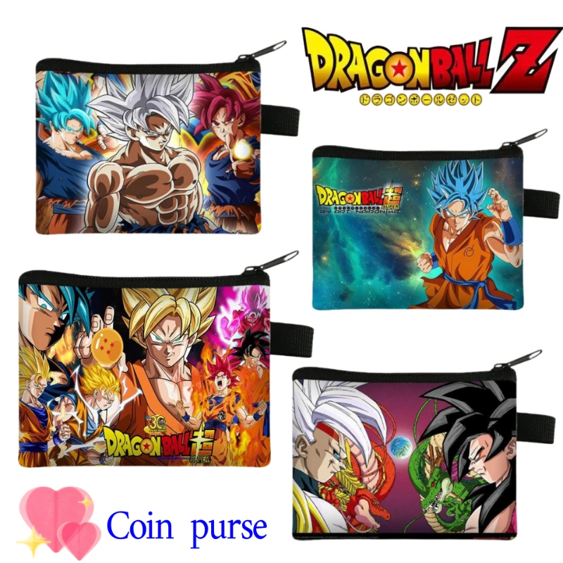 

Dragon Ball Son Goku Vegeta Bulma Movie and TV Surrounding Cute Mini Coin Purse Card Bag Coin Key Multifunctional Storage Bag