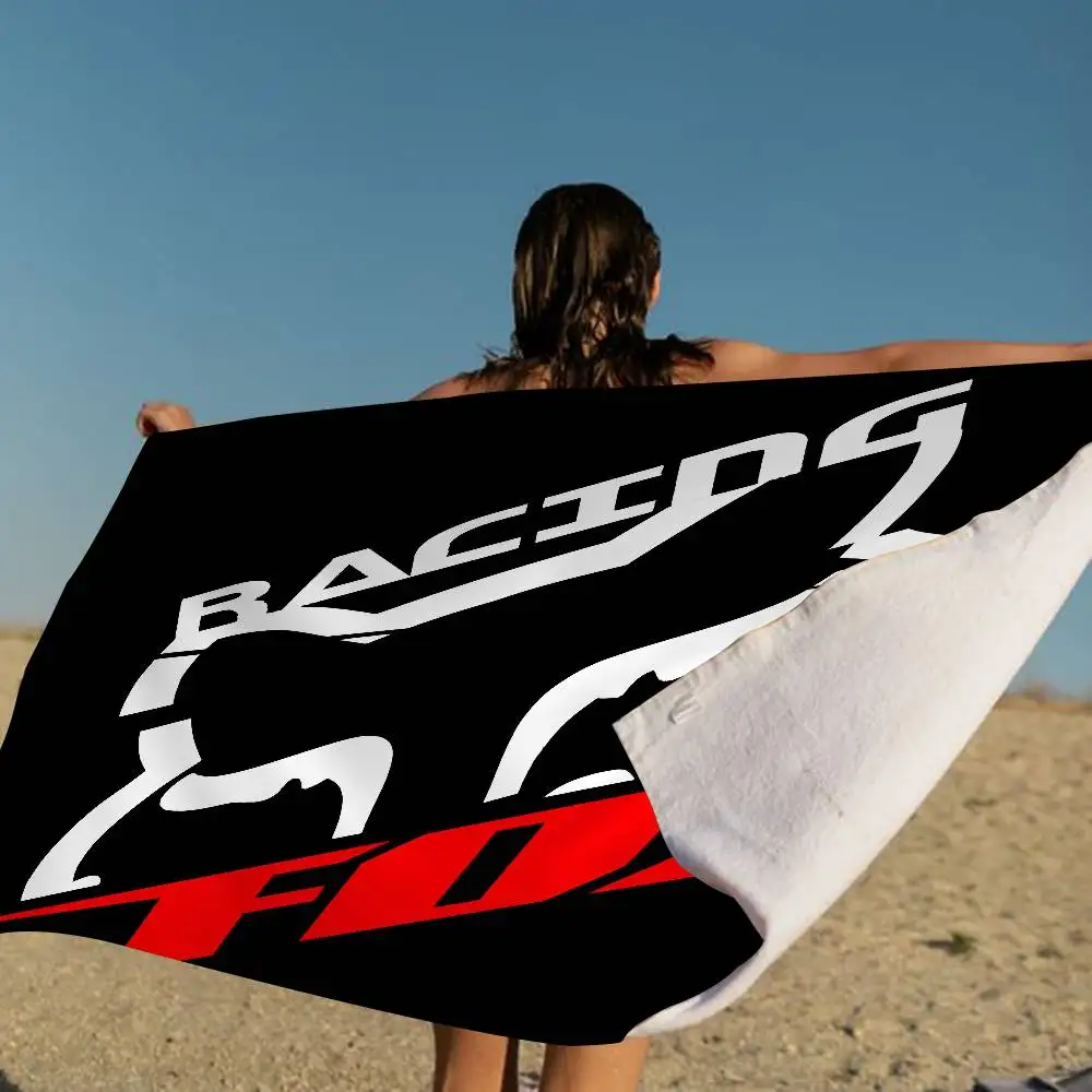 منشفة شاطئ من الألياف الدقيقة من Fox Racing ماصة سريعة الجفاف وناعمة لليوجا والسباحة ومنشفة تسلق الجبال #5