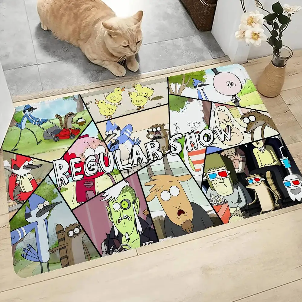 Cartoon R-RegularS Show Bath Mat Nordic Style Home Doormat Bathroom-Toilet Mats Bedroom Welcome Doormat