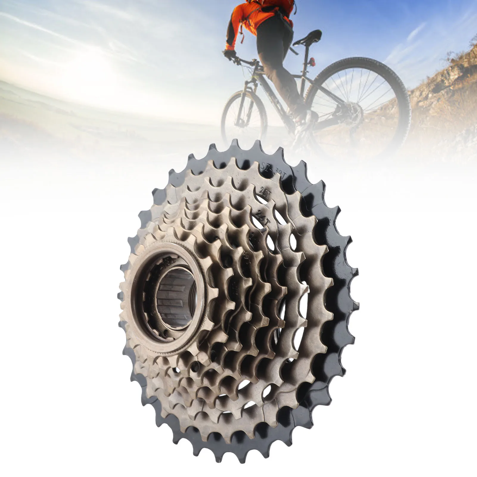

8 Speed 13-32T Threaded Freewheel - Mountain Bike Freewheel Replacement for Threaded Hub, 8-Speed Cassette Alternative