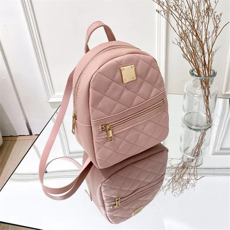 Backpack for Women PU Leather Multifunction Crossbody Bag Ladies Phone Pouch Pack Luxury Brand Shoulder Bag Messenger Bags