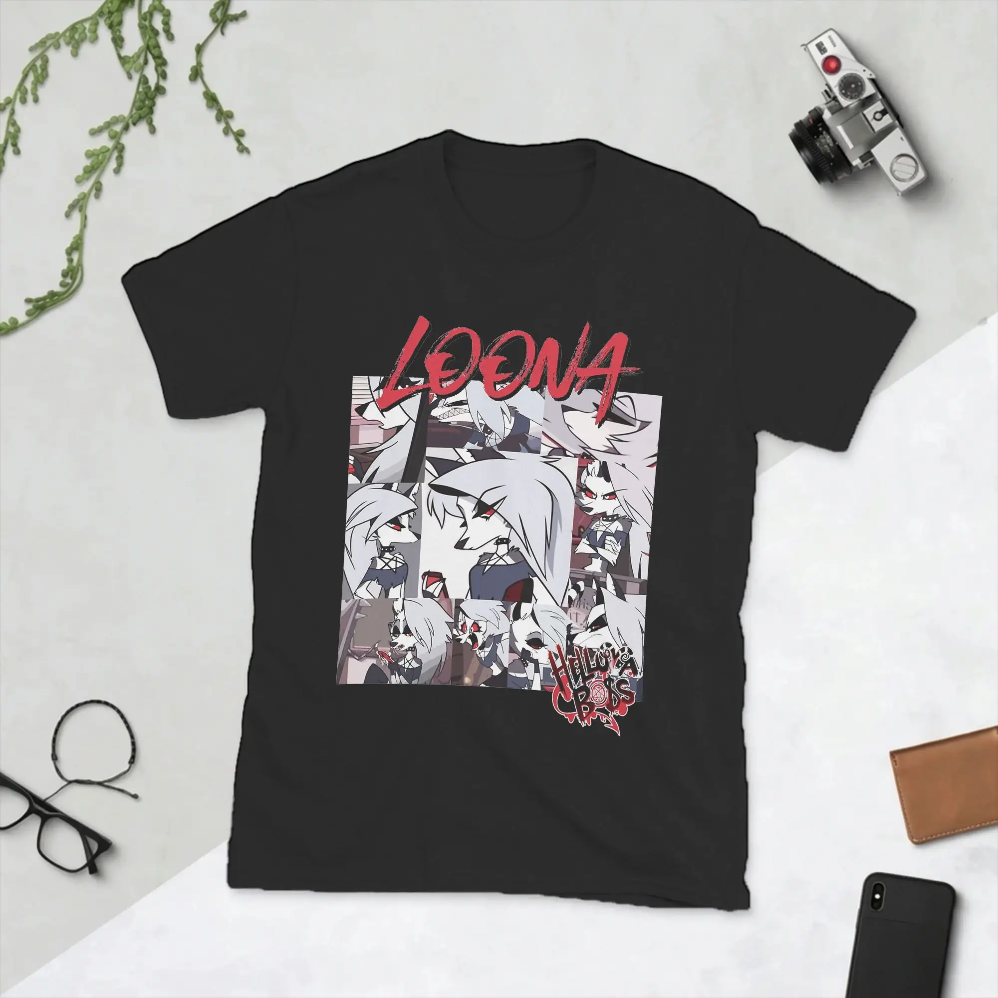 Men Helluva-Boss Loona T Shirt  Cotton Clothing Funny Short Sleeve Round Collar Tees Gift Idea T-Shirt