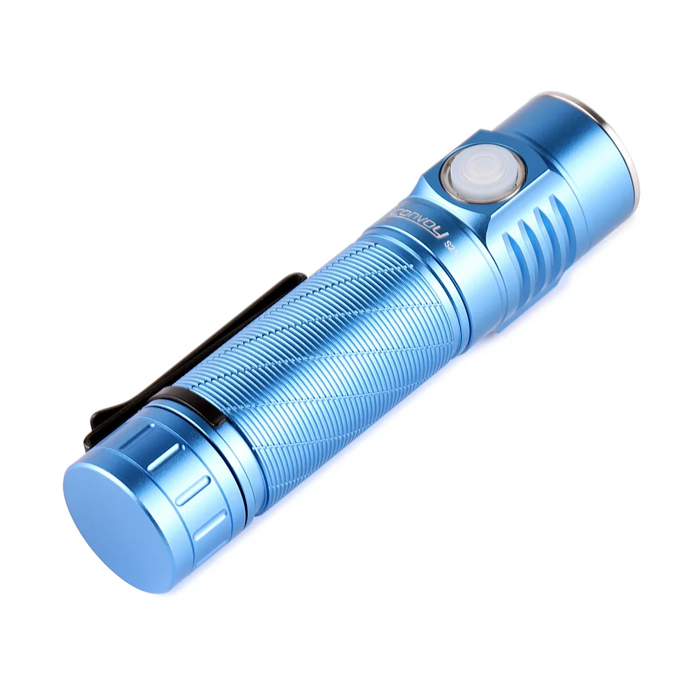 Flashlight Convoy S21E with 519A Linterna Led 21700 Flash Light High Power Torch Camping Lamp Work Light Type-c Charging Port