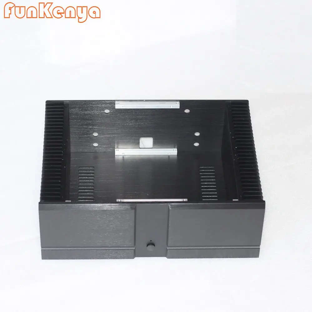 430x150x415mm Heatsink DIY Aluminum Power Amplifier Shell Audio Desktop Amp Housing Class A Rear Chassis Headphone DAC Decoder