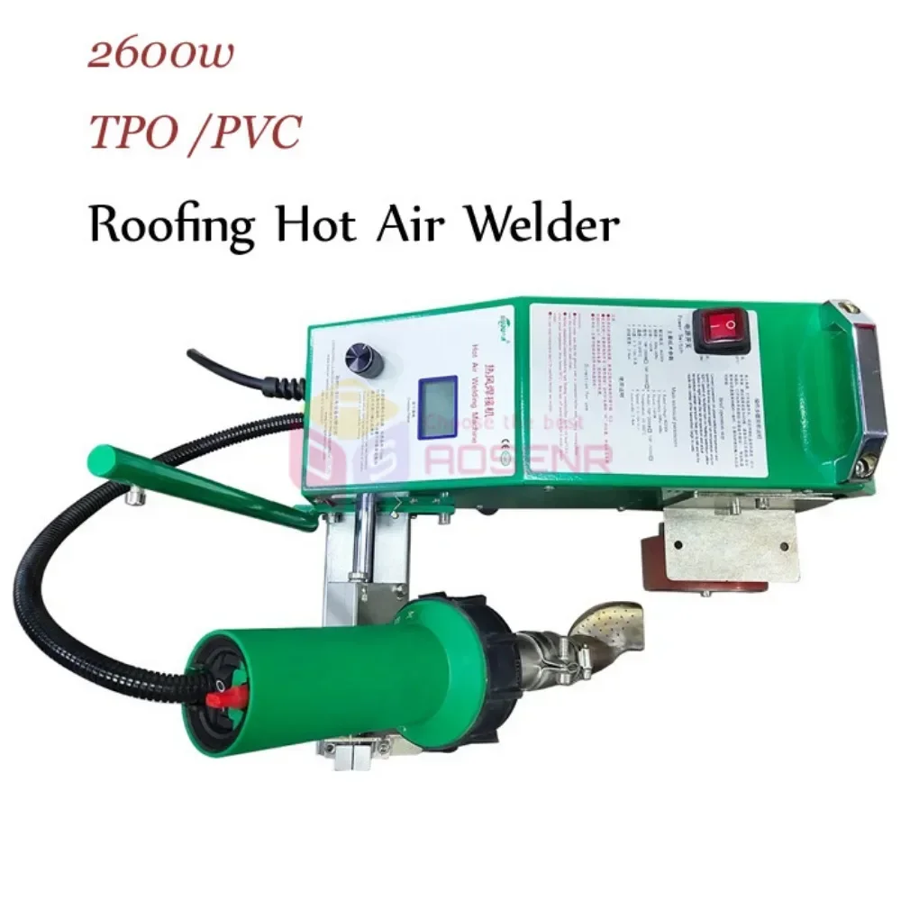 110V/220V Waterproofing Membrane TPO PVC Roofing Hot Air Welding Machine Roof Automatic Plastic Welder 2600W
