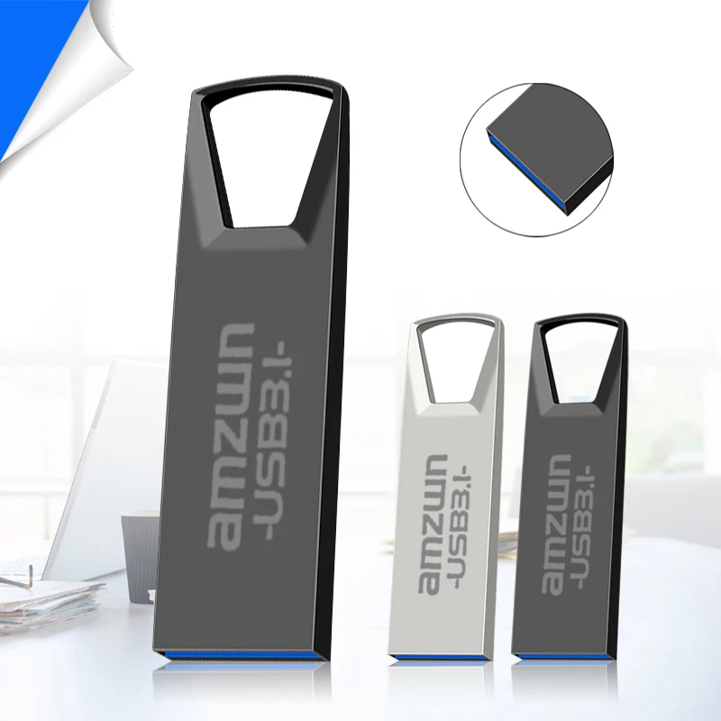 Metal U Disk USB 3.1 Flash dirve 8GB 16GB 32GB 64GB 128GB Usb Memories Flash Memory mini usb key Pen Drive USB Stick ﻿