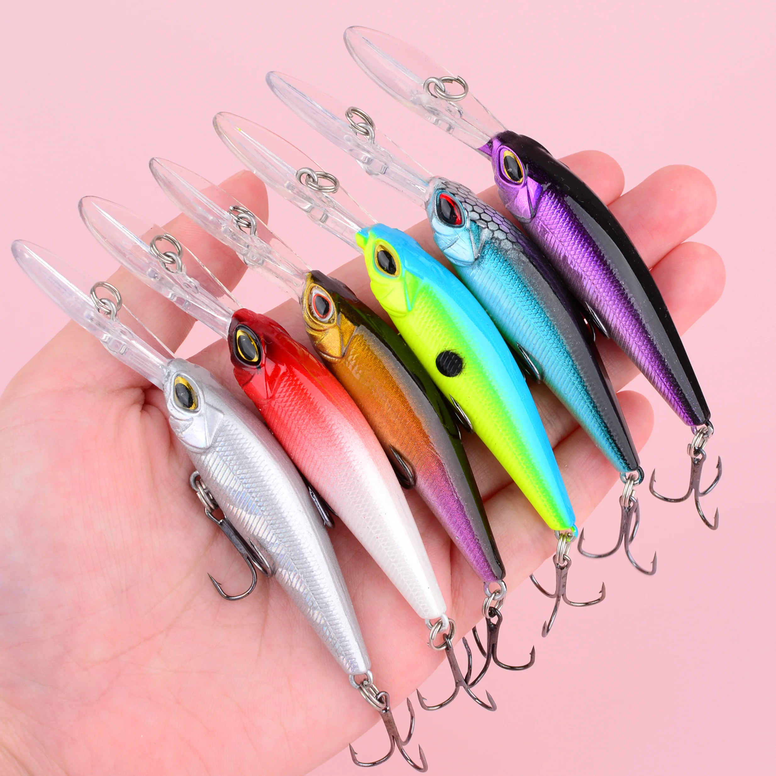 Crankbait flotante oscilante para lubina y depredadores - imagen 5