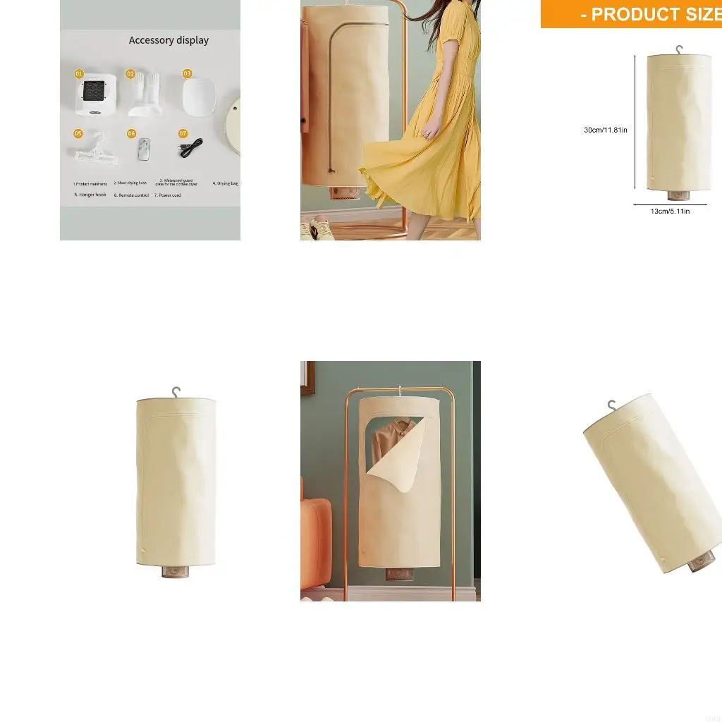 

Портативная сушилка для одежды 220 В, мини-сушилка для белья, маленькая складная электрическая сушильная машина для путешествий,