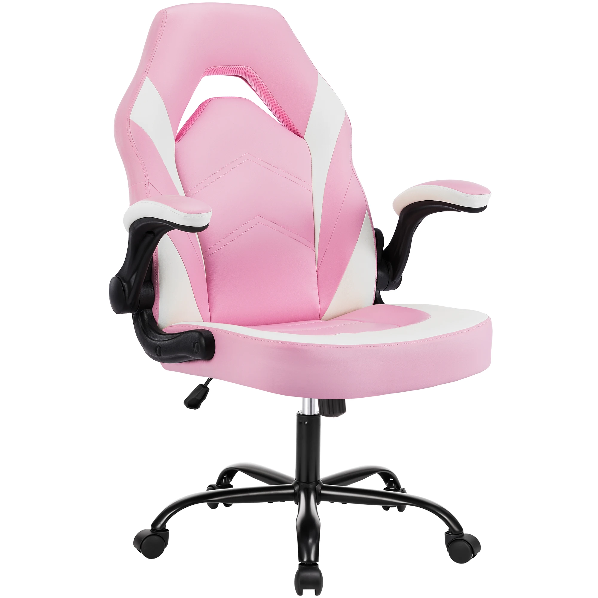 

PU Leather Ergonomic Office Chair Swivel Computer Gaming Chair with Lumbar Support